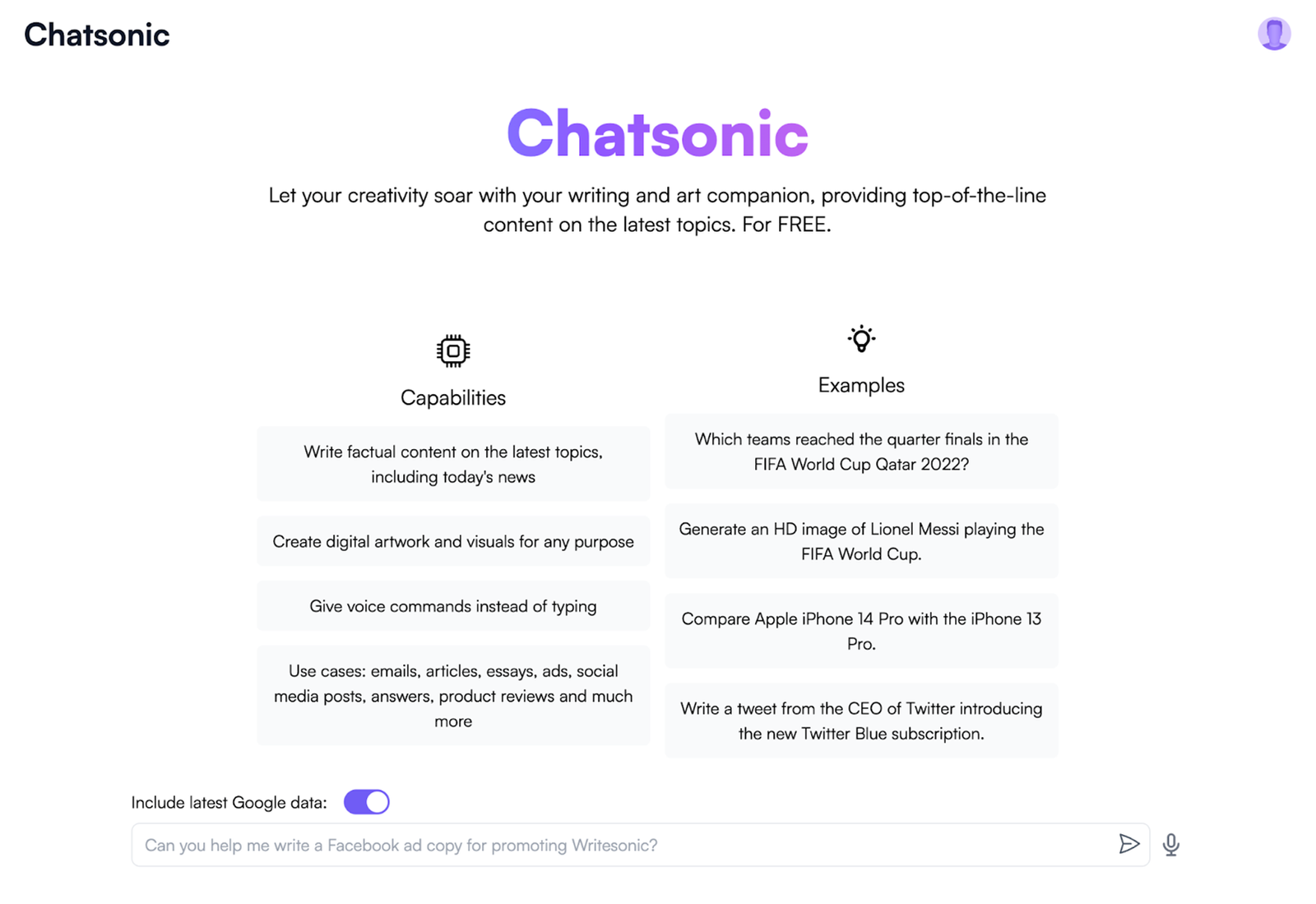 ChatSonic - O que é ChatGPT