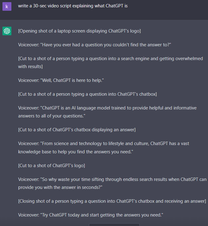 ChatGPT para scripts de vídeo - O que é ChatGPT