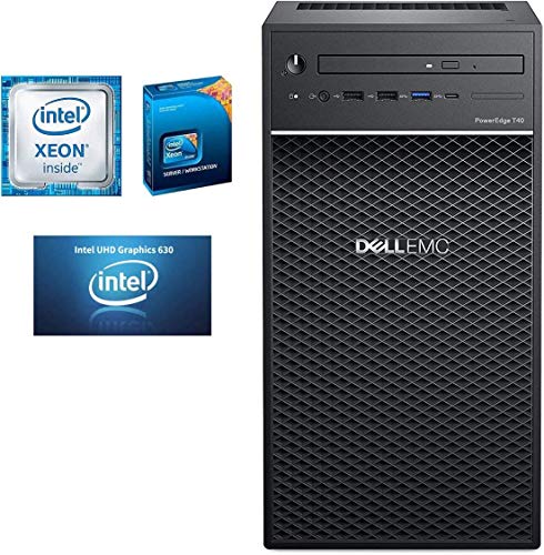 Сервер Dell PowerEdge T40, BTX Intel Xeon E-2224G 3,5 ГГц, 8 ГБ, 2666 МТ/с DDR4, 1 ТБ, 7,2 тыс. об/мин SATA, лицензия Windows Server не включена