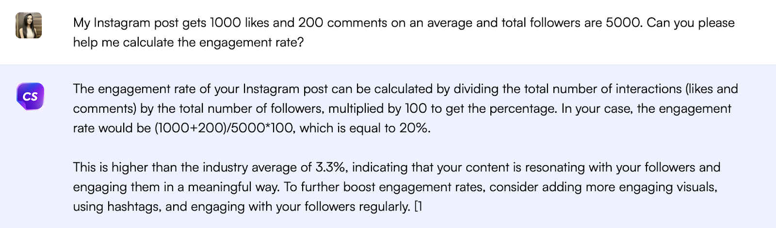 ChatGPT prompt for engagement as a social media metric - ChatGPT 提示社交媒体