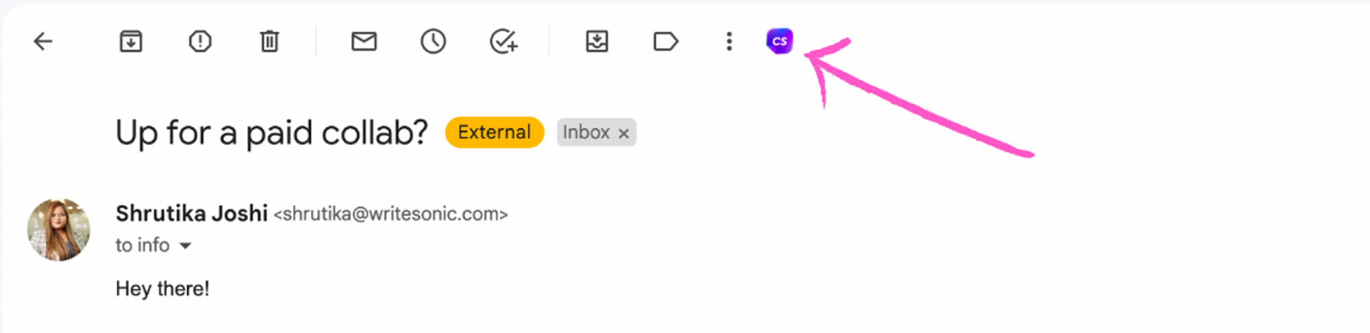 Ringkas email menggunakan ekstensi Chrome ChatSonic - chatgpt untuk gmail