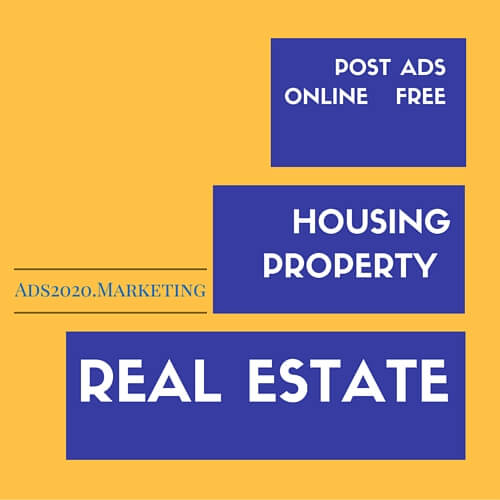 Buy Sell Ads for Apartments, Rents, Houses, properties Post free ads online for Housing Property Real Estate-Ads2020.marketing-500x500