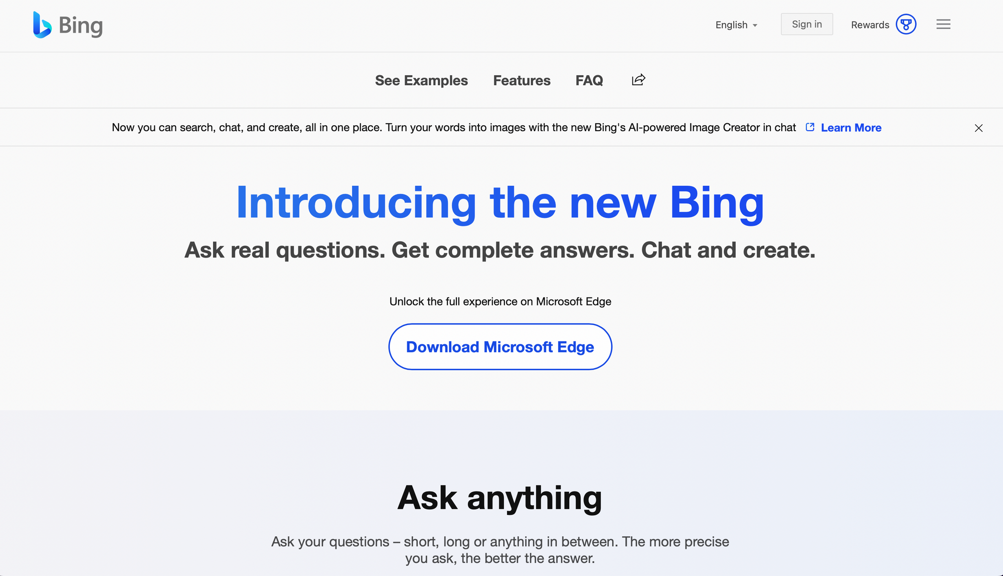 Bing Chat - Bot obrolan AI terbaik