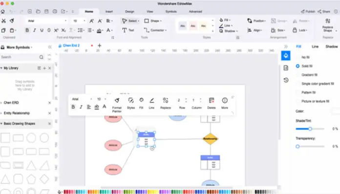 Build From Scratch ER diagram tool