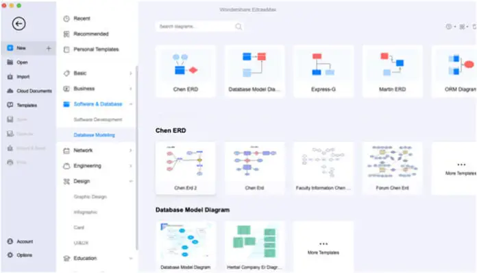 Download EdrawMax ER Diagram