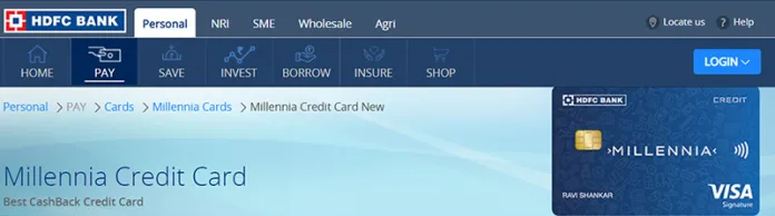 Millenia Credit Card