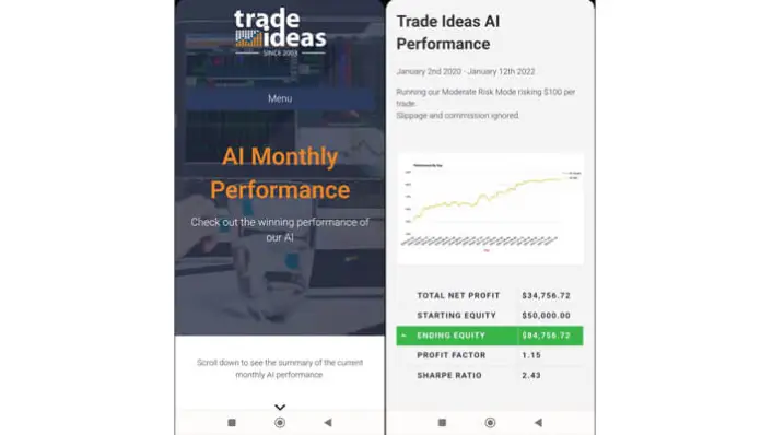 Trade Ideas Stock Scanner online brokerages