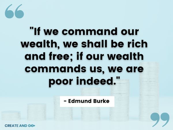 citation de gens riches par Edmund Burke