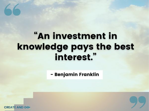 Cita de inversión de Benjamin Franklin