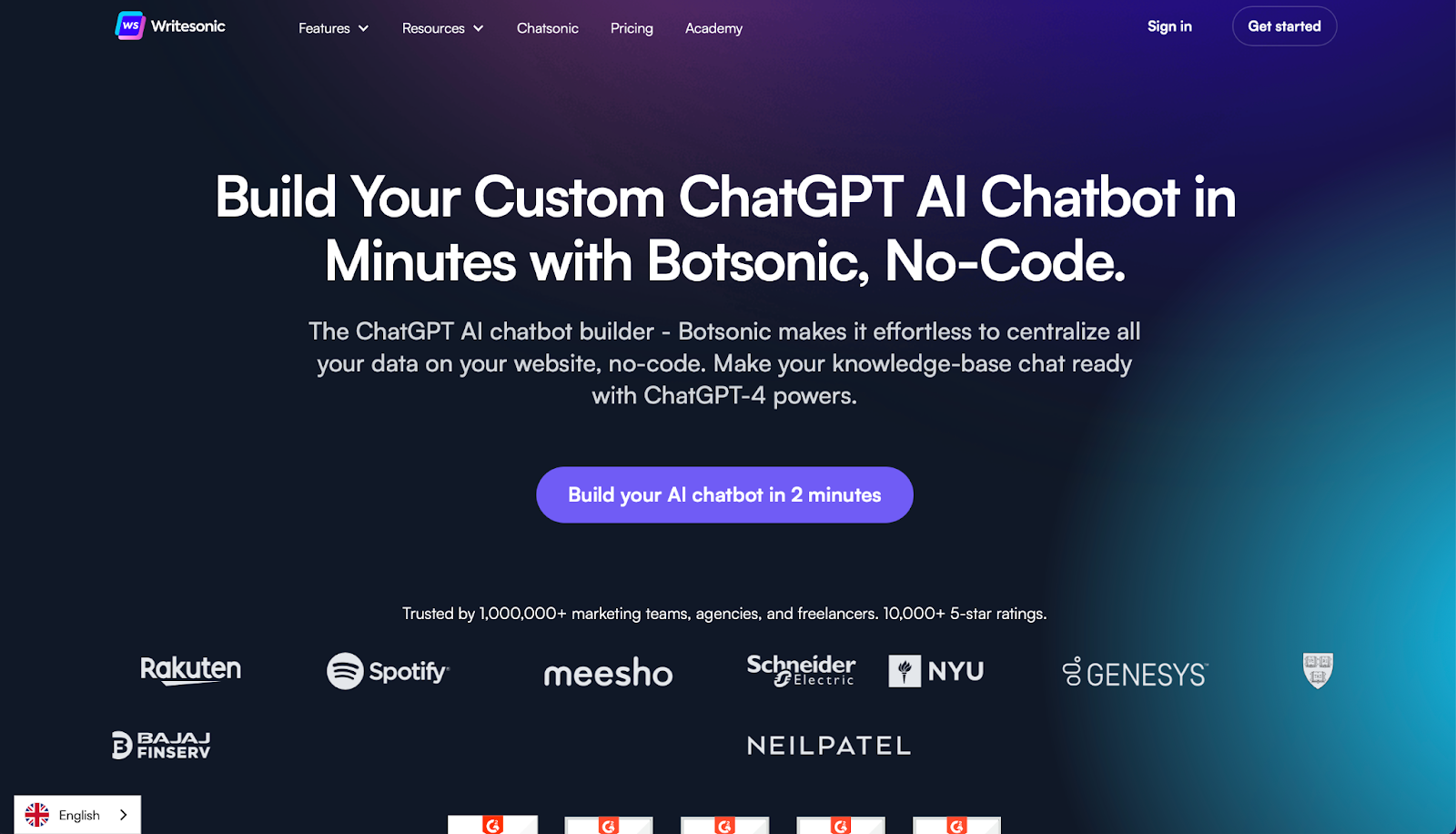 Botsonic - Alternativas a Chatbase