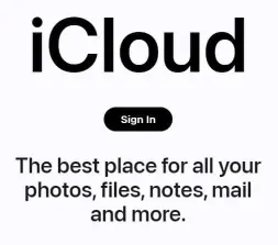 Apri icloud.com nel tuo browser e accedi per monitorare la posizione dell'iPhone