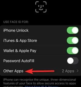 استخدم Face ID أو Touch ID لقفل تطبيق على iPhone