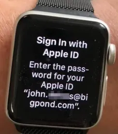 Atur Apple Watch And Sign In Anda untuk menyambungkan jam tangan apel ke iphone