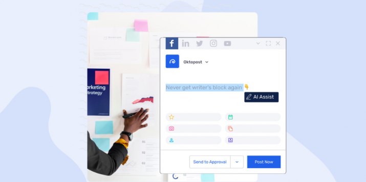 ソーシャル メディア マネージャーに力を与える: Oktopost の新しい AI 支援ツールの紹介