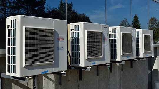 HVAC - AC pemanasan global musim panas panas