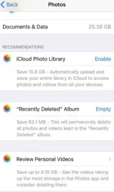 Ottimizza l'archiviazione di foto e video su iPhone per gestire l'archiviazione di iPhone