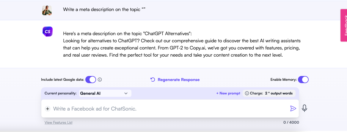 ChatGPT para SEO