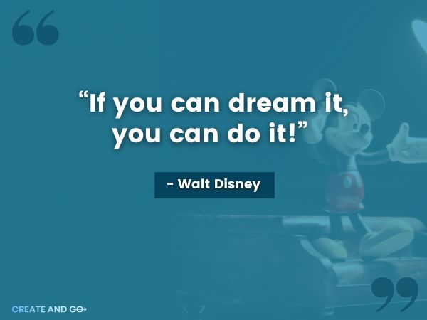 frase motivazionale di walt disney