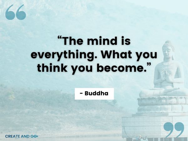 citazione del pensiero positivo di Buddha