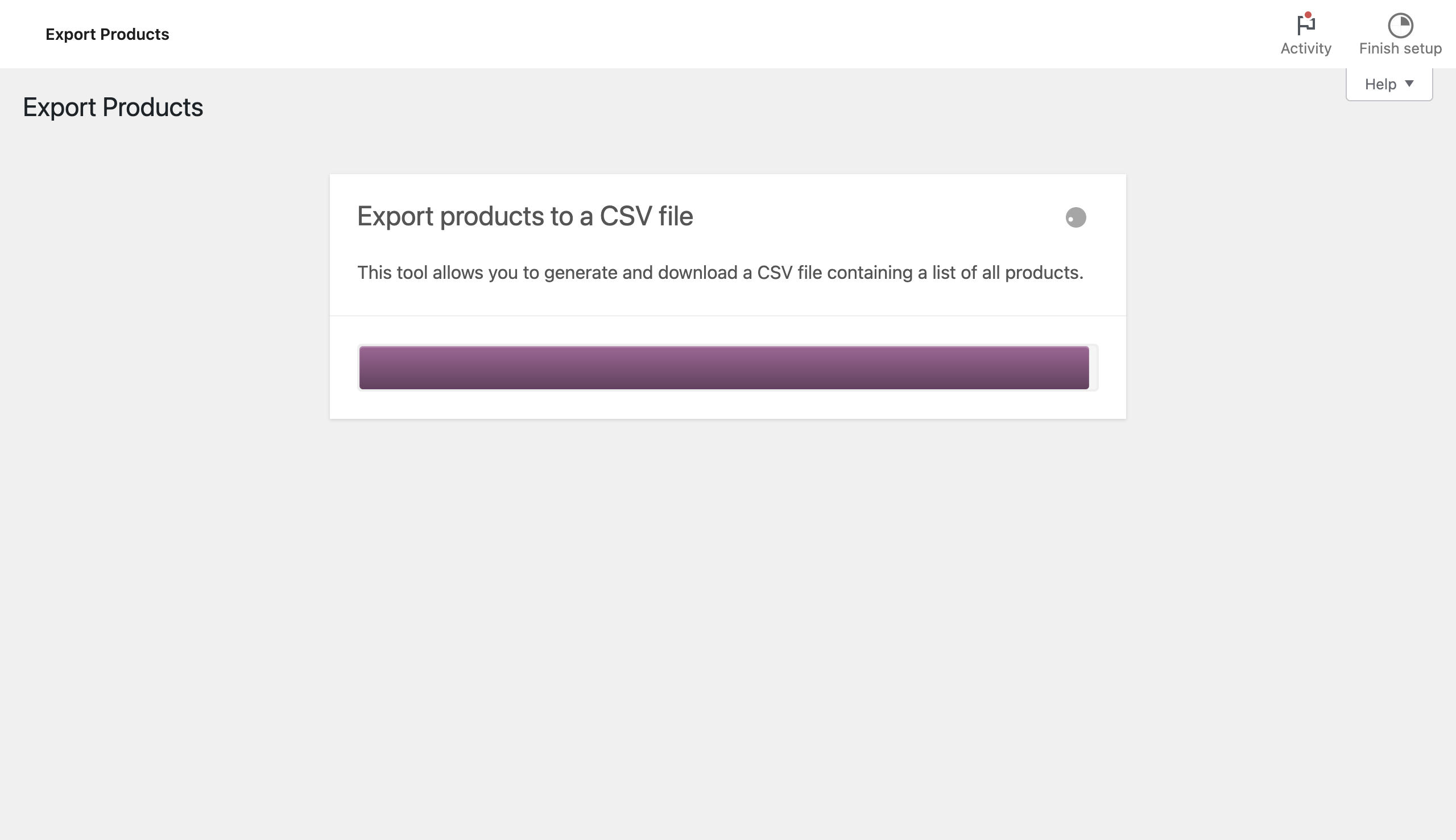 exportar productos a un archivo csv