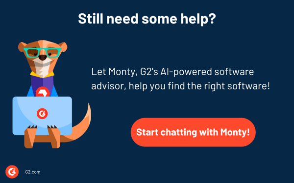 Fai clic per chattare con Monty-AI di G2