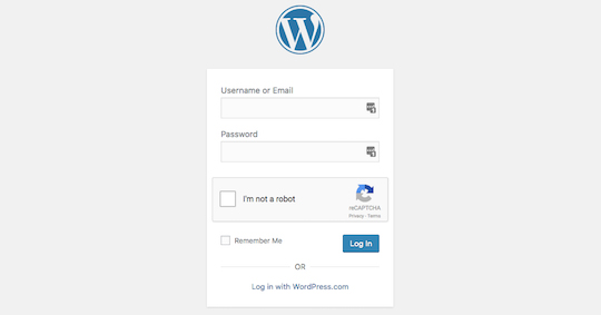 wordpress-login-page