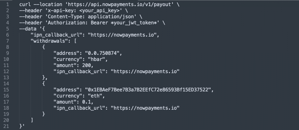 了解 HBAR Mass Payouts API