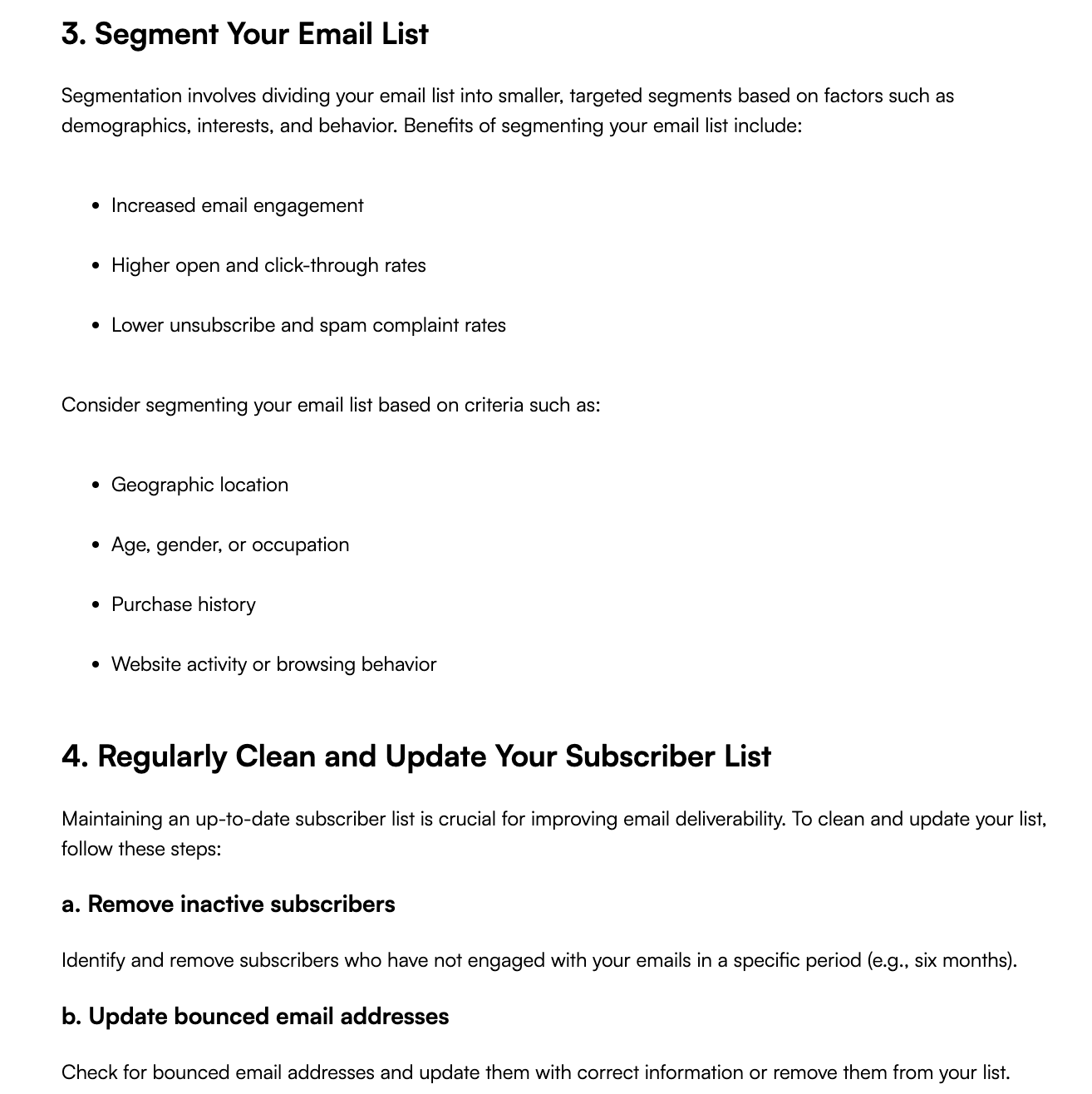 ChatGPT Prompts for Email deliverability - ChatGPT Prompts for Email Marketing