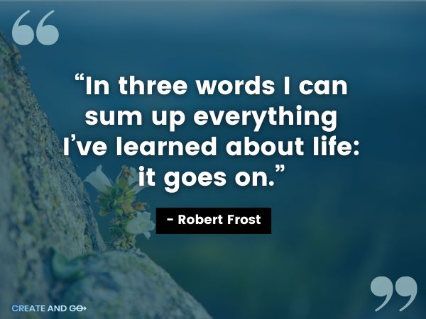 Citation de Robert Frost