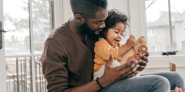 nur ein Vater und seine Tochter