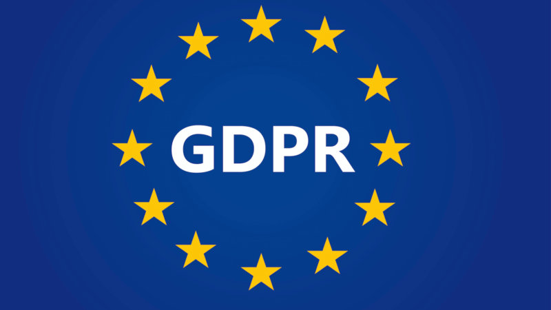 Logotipo del Reglamento General de Protección de Datos GDPR