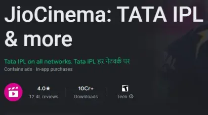 Instal Aplikasi JioCinema untuk aplikasi streaming kriket langsung untuk Android