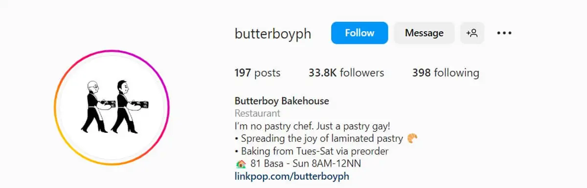 profil instagram butterboy