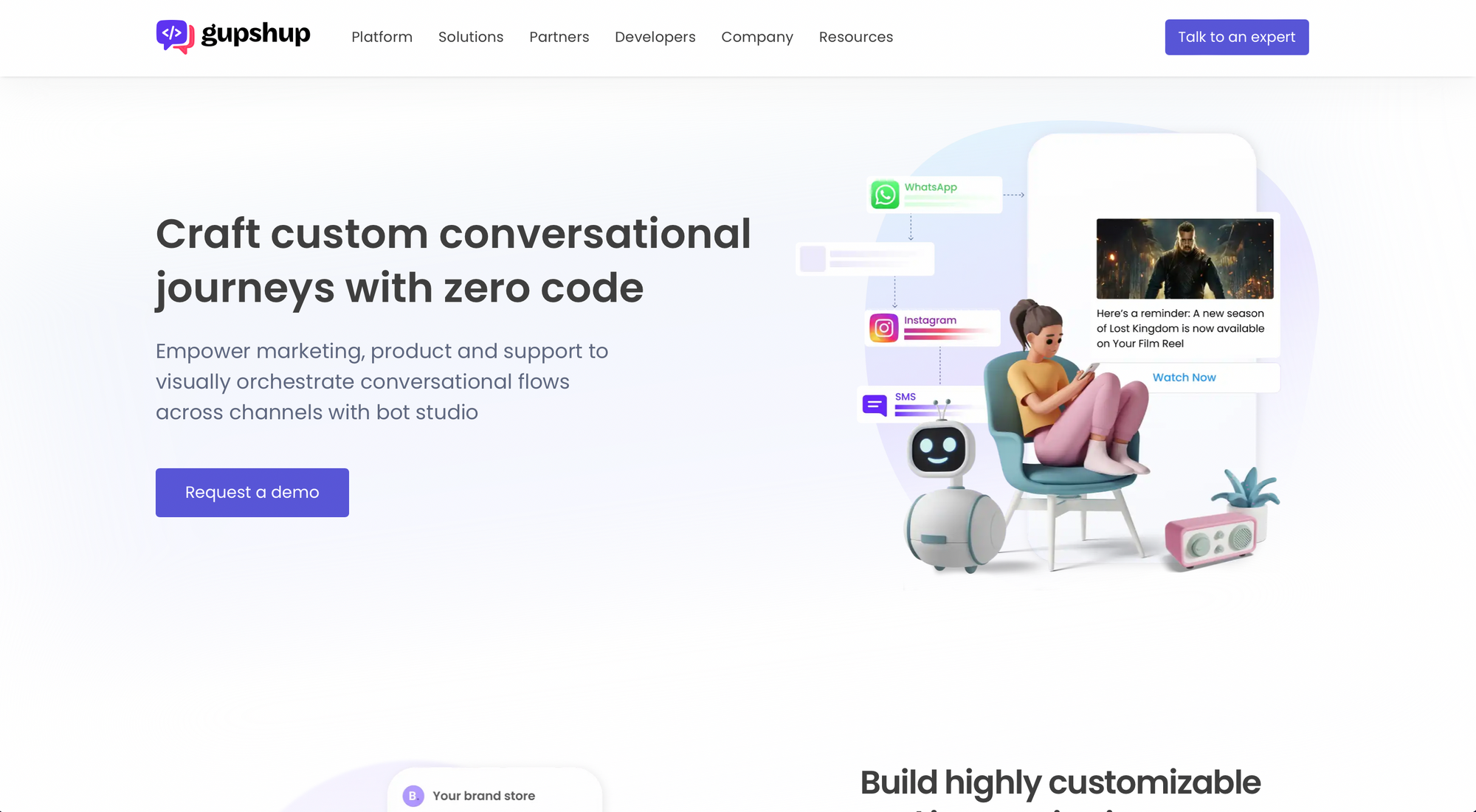 Gupshup – Top 9 No-Code-KI-Chatbot-Builder