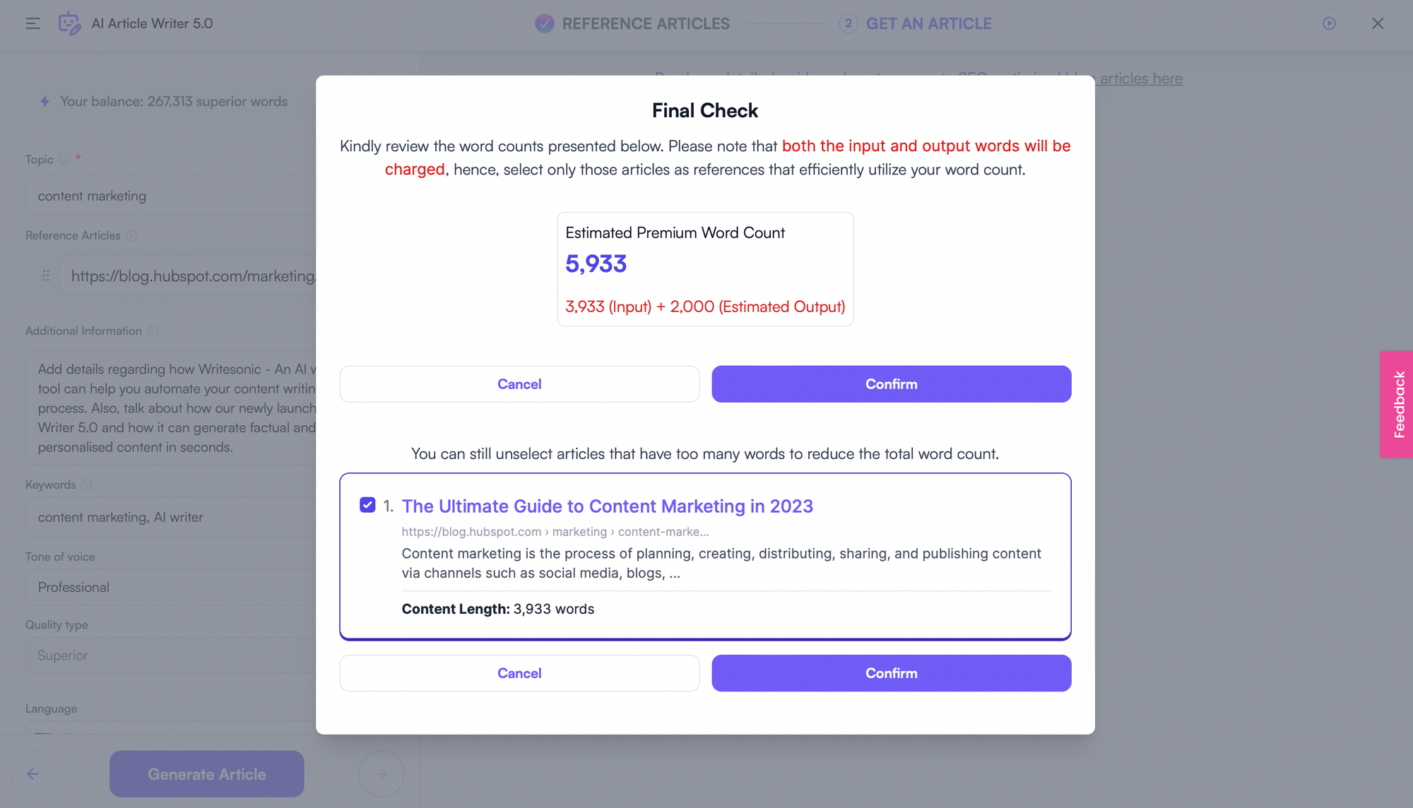 Article Writer 5.0 - ¿Cómo crear contenido factual y personalizado usando AI Article Writer 5.0?