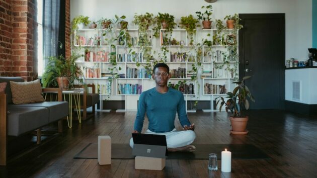 Électronique-Windows-Entraînement-Exercice-Yoga-Gym-Méditation