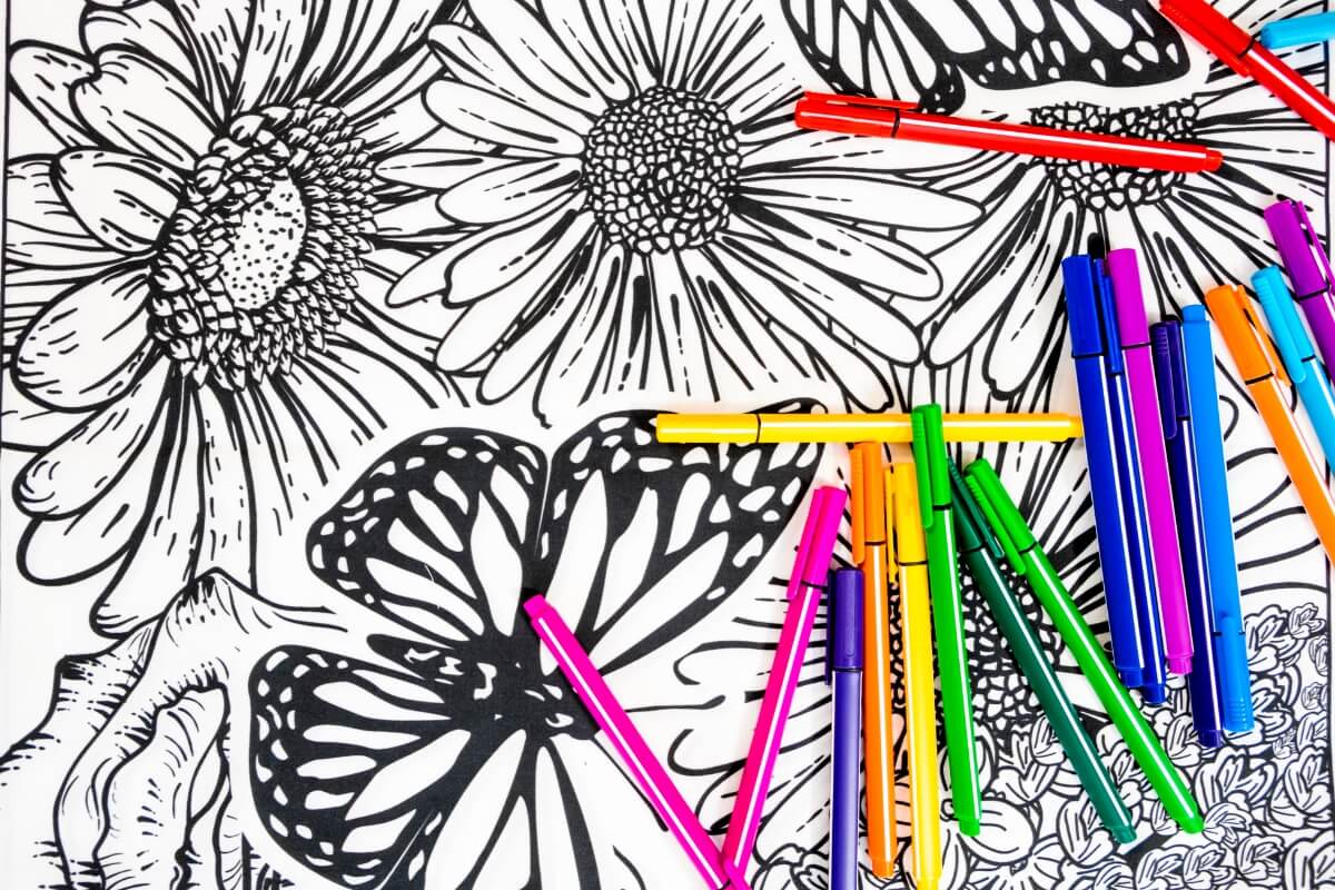 livre de coloriage généré par ai