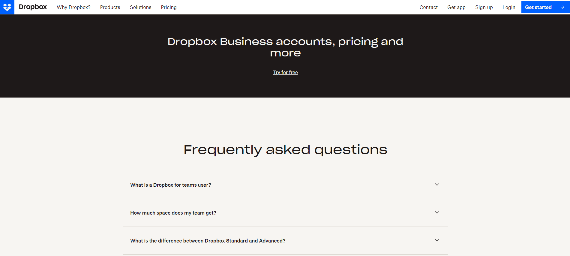 dropbox-faq