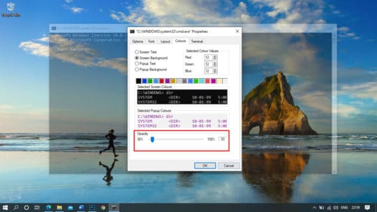 Windows-10-获取透明命令提示符