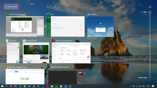 Windows-10-虚拟桌面