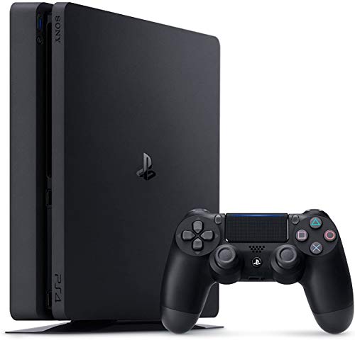 Play-Station 4 PS4 1 ТБ Slim Edition Jet Black с 1 беспроводным контроллером