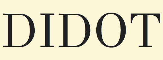 Czcionka didot