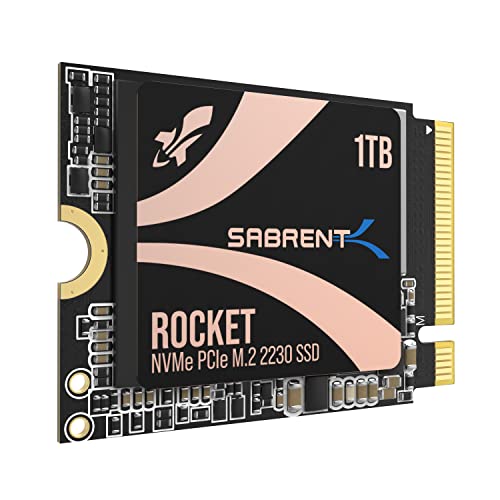 SABRENT Rocket 2230 NVMe 4.0 1 To haute performance PCIe 4.0 M.2 2230 SSD [SB-2130-1 To]