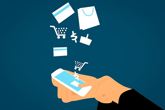 entreprise-banque-paiement-en-ligne-téléphone-shopping-ecommerce-m-commerce