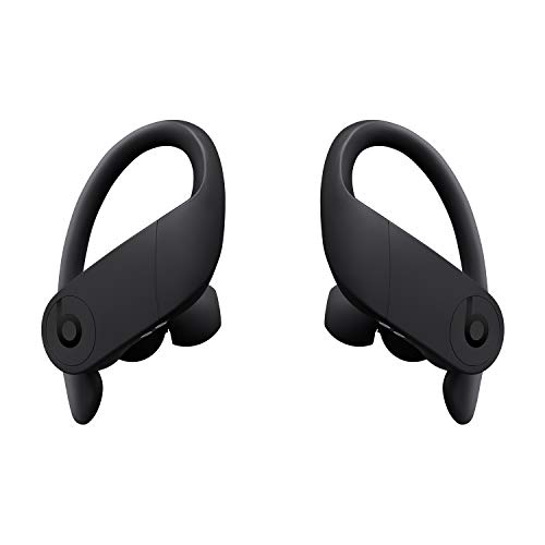 Beats Powerbeats Pro 无线耳塞 - Apple H1 耳机芯片，1 类蓝牙耳机，9 小时聆听时间，防汗，内置麦克风 - 黑色