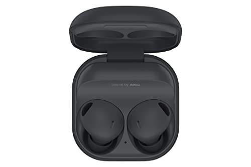 SAMSUNG Galaxy Buds 2 Pro 真无线蓝牙耳塞带降噪、高保真音效、360 度音频、舒适入耳式、高清语音、对话模式、IPX7 防水、美国版、石墨