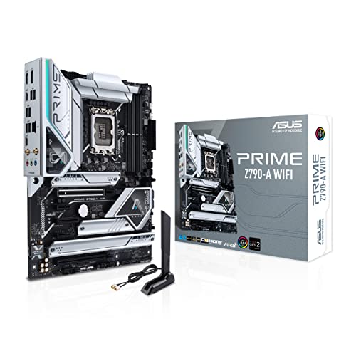 Płyta główna ASUS Prime Z790-A WiFi 6E LGA 1700 (Intel 13. i 12.) (16+1 DrMOS, PCIe 5.0, DDR5, 4X M.2, 2,5 Gb LAN, USB 3.2 Gen 2 Panel przedni typu C, Thunderbolt 4/USB4, DP)