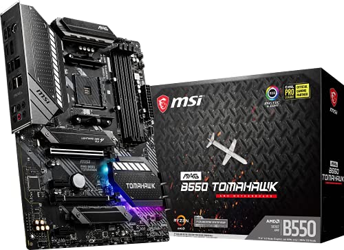 Gamingowa płyta główna MSI MAG B550 TOMAHAWK (AMD AM4, DDR4, PCIe 4.0, SATA 6Gb/s, M.2, USB 3.2 Gen 2, HDMI/DP, ATX, procesory AMD Ryzen z serii 5000)