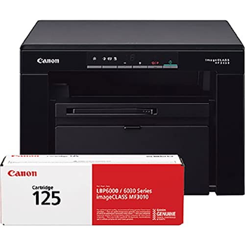 Canon imageCLASS MF3010 VP Przewodowa monochromatyczna drukarka laserowa ze skanerem, kabel USB w zestawie, czarna