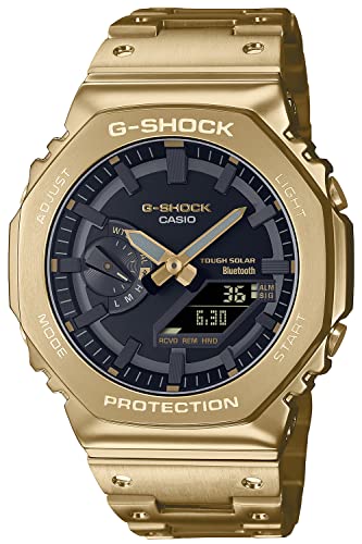 Casio GM-B2100GD-9AJF [Цельнометаллическая модель G-Shock (G-Shock) со связью со смартфоном GM-B2100 Модель цвета желтого золота] Часы, импорт из Японии, март 2023 г. Модель